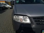 Volkswagen Caddy 2004-2010 гг. Реснички на фары (черные) фото 6