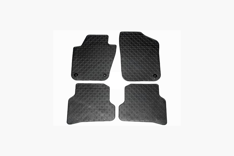 Seat Ibiza 2010-2017 гг. Резиновые коврики (4 шт, Doma) Image