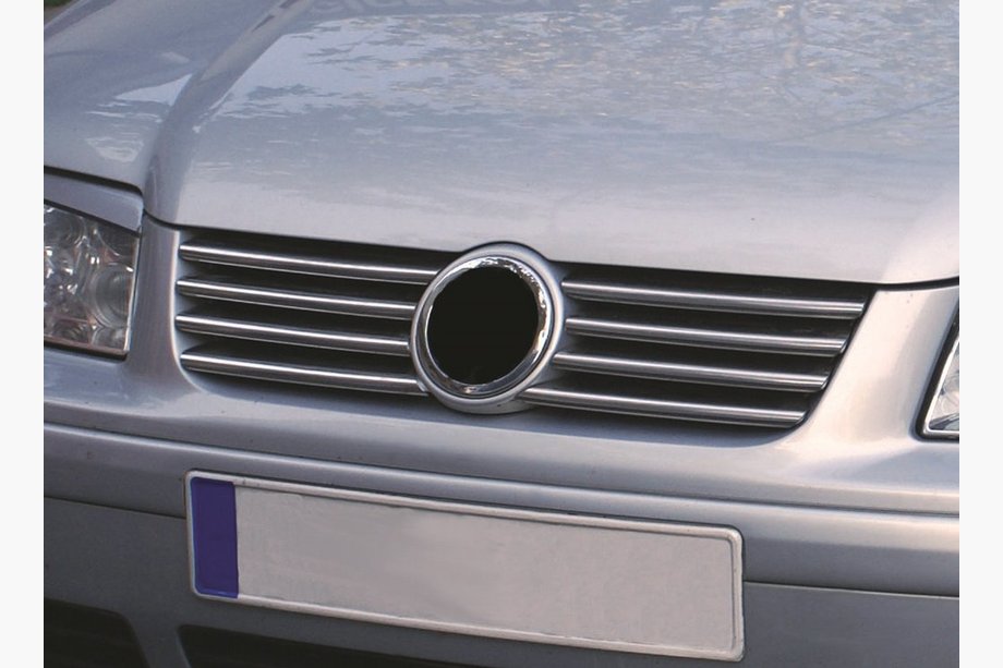 Volkswagen Bora 1998-2004 гг. РАСПРОДАЖА! Накладки на решетку (6 шт, нержавейка) Image