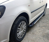 Volkswagen Caddy 2004-2010 гг. Боковые пороги Red-style (2 шт, алюминий) фото 1