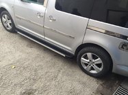 Volkswagen T5 Caravelle 2004-2010 гг. Накладки на дверные ручки из нержавеющей стали 3 штуки. Carmos - турецкая сталь фото 2