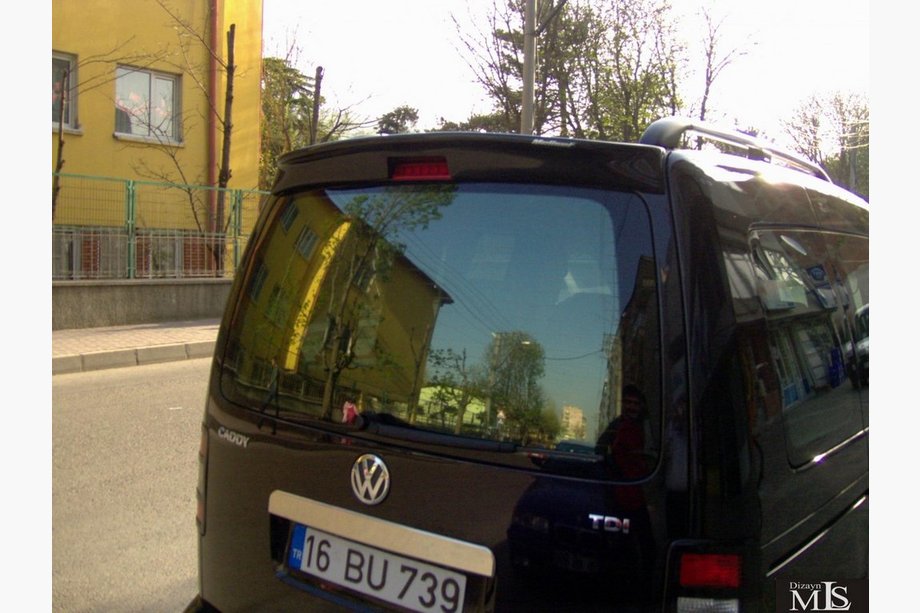 Volkswagen Caddy 2004-2010 гг. Спойлер Kalin (под покраску) Фото 2