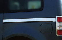 Volkswagen Caddy 2004-2010 гг. Молдинги на сдвижные двери (Maxi, 2 шт) фото 1