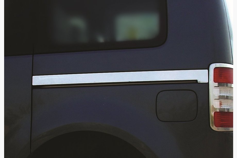 Volkswagen Caddy 2010-2015 гг. Молдинги Нержавеющая Сталь Раздвижные Двери (2 шт.) Image