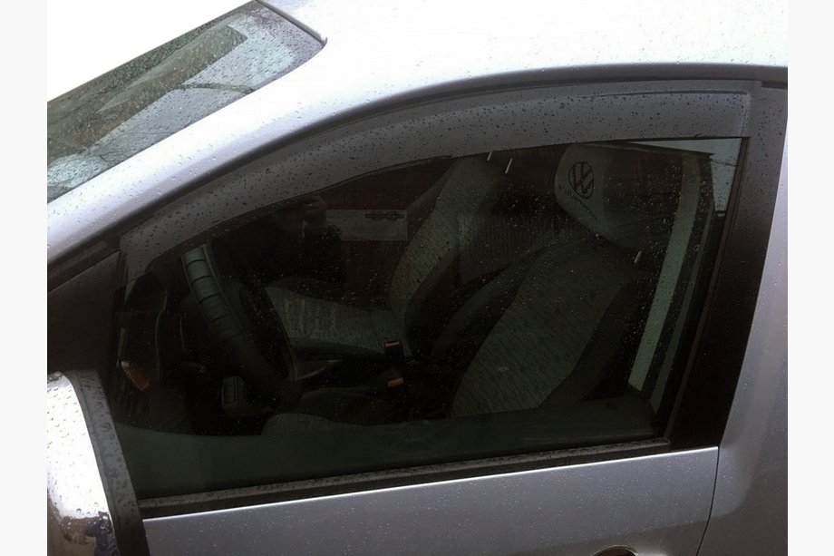 Volkswagen Caddy 2004-2010 гг. Ветровики на окна (2 шт, Niken) Image