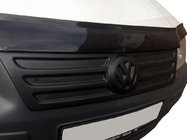 Volkswagen Caddy 2004-2010 гг. Зимняя накладка на решетку радиатора (верхняя) Матовый фото 2