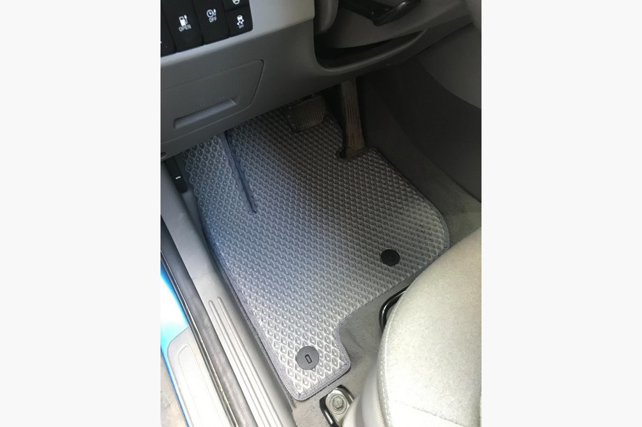 Kia Soul II 2013-2018 гг. Полиуретановые коврики EVA (серые) Image
