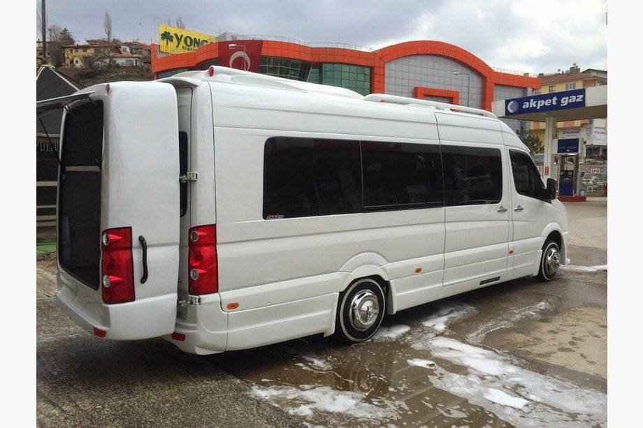 Volkswagen Crafter 2006-2016 гг. Багажник на крышу (грунтованный под покраску) Фото 13