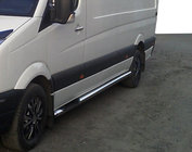 Nissan Interstar 2002-2010 гг. Боковые трубы (2 шт., нержавейка) фото 1