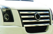 Volkswagen Crafter 2006-2016 гг. Хромированные Накладки на Решетку 2006-2011 фото 7