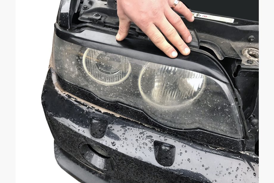 BMW X5 E53 1999–2006 гг. Реснички на фары (2 шт, под покраску) Image