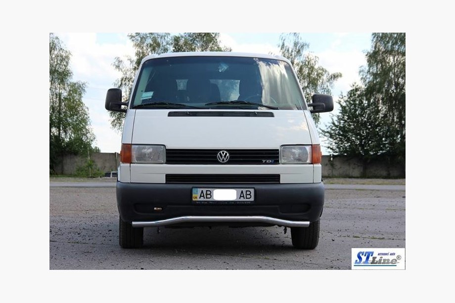 Volkswagen T4 Caravelle/Multivan 1990–2003 гг. Нижняя одинарная дуга Волна ST007 (нержавейка) 51мм Фото 4