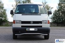 Volkswagen T4 Transporter 1990-2003 гг. Нижняя одинарная дуга Волна ST007 (нержавейка) фото 4