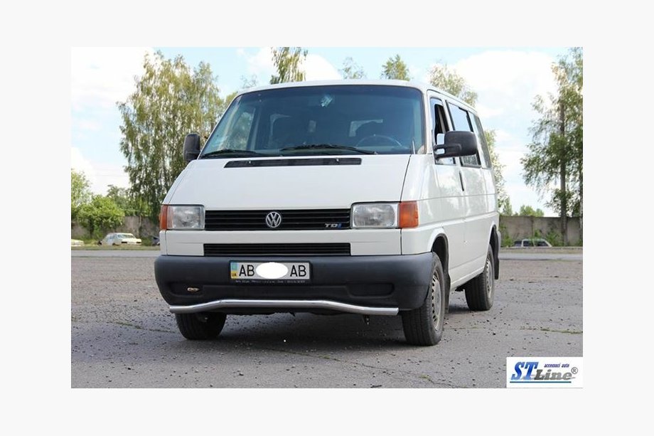Volkswagen T4 Caravelle/Multivan 1990–2003 гг. Нижняя одинарная дуга Волна ST007 (нержавейка) 51мм Фото 5