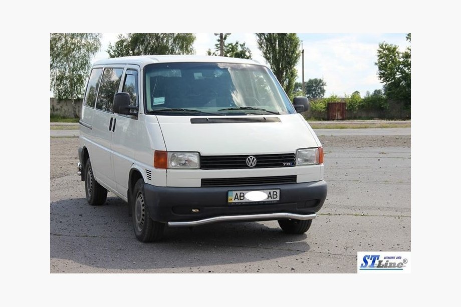Volkswagen T4 Caravelle/Multivan 1990–2003 гг. Нижняя одинарная дуга Волна ST007 (нержавейка) 51мм Фото 6