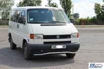 Volkswagen T4 Transporter 1990-2003 гг. Нижняя одинарная дуга Волна ST007 (нержавейка) фото 6