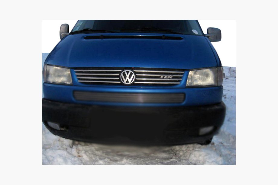 Volkswagen T4 Caravelle/Multivan 1990–2003 гг. Накладка на решетку радиатора (нержавеющая сталь, Carmos) Image