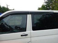 Volkswagen T5 Transporter 2003-2010 гг. Ветровики на окна (4 шт., Sunplex Sport) фото 7