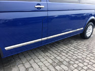 Volkswagen T5 Multivan 2003–2010 гг. Молдинги на двери Нержавейка Хром фото 1