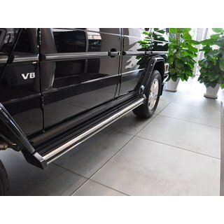 Боковые Подножки OEM (2 шт., Алюминий) Mercedes G сlass W463 1990-2018 гг. фото 4