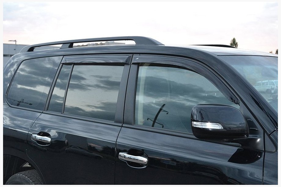 Lexus LX570/450d 2008-2022 гг. Ветровики 11 см (4 шт, Niken) Image