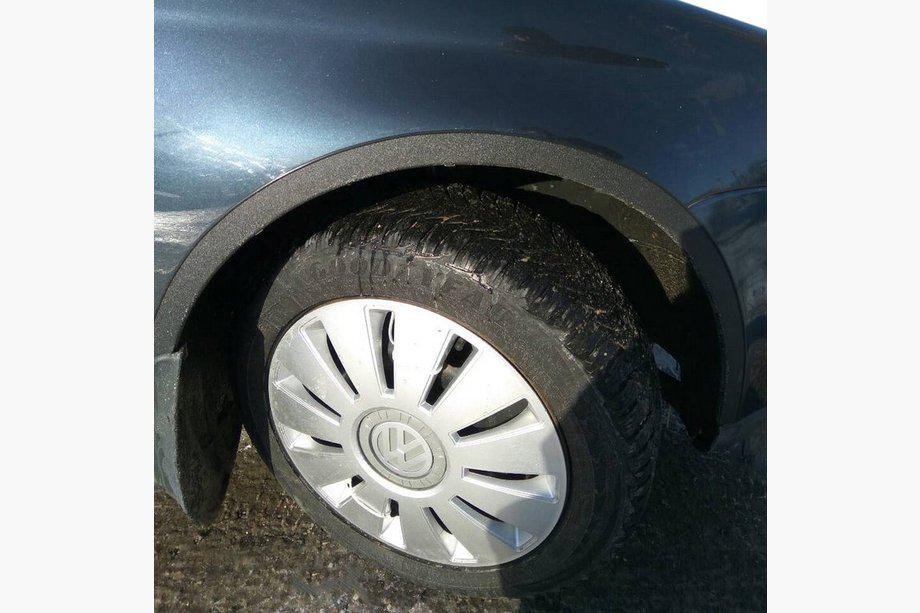 Volkswagen Jetta 2011-2018 гг. Расширители арок (4 шт, черные) Image