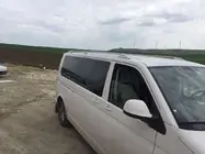 Volkswagen T5 Transporter 2003-2010 гг. Рейлинги Skyport (белые) фото 3