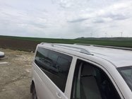 Volkswagen T5 Multivan 2003–2010 гг. Рейлинги Skyport (белые) фото 4