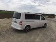 Volkswagen T5 Multivan 2003–2010 гг. Рейлинги Skyport (белые) фото 6