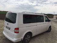 Volkswagen T5 Multivan 2003–2010 гг. Рейлинги Skyport (белые) фото 7