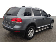 Volkswagen Touareg 2002–2010 гг. Хромированные Рейлинги (Пластиковые Ножки) Металлическая ножка фото 1