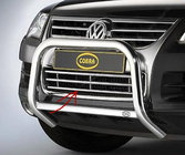 Volkswagen Touareg 2002–2010 гг. Решетка переднего бампера нержавейка 2003-2008 фото 1