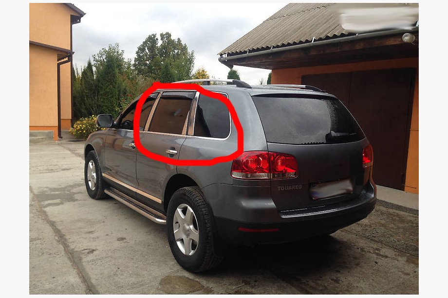 Volkswagen Touareg 2002–2010 гг. Хромированные Накладки на Стойки Дверей (6 шт, Нержавейка) Фото 8