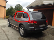 Volkswagen Touareg 2002–2010 гг. Хромированные Накладки на Стойки Дверей (6 шт, Нержавейка) фото 8