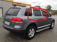 Volkswagen Touareg 2002–2010 гг. Хромированные Накладки на Стойки Дверей (6 шт, Нержавейка) фото 11
