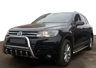 Volkswagen Touareg 2010-2018 гг. Кенгурятник WT003 (нержавейка) фото 4