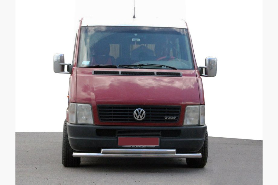 Volkswagen LT 1995-2006 гг. Передняя защита ST014 (нержавейка) Image