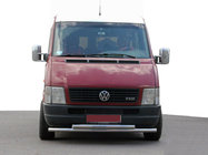 Volkswagen LT 1995-2006 гг. Передняя защита ST014 (нержавейка) фото 1