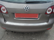 Volkswagen Golf Plus 2004-2014 гг. Накладка на Задний Бампер Nataniko (Нержавейка) фото 1