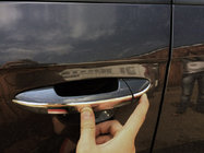 Volkswagen Passat B7 2012-2015 гг. Хромированные плоские накладки на ручки (4 шт, нержавейка) фото 1