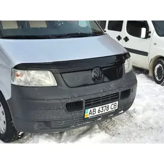 Зимняя накладка на решетку радиатора Volkswagen T5 Transporter 2003-2010 гг. фото 4