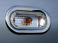 Seat Leon 1999-2005 гг. Окантовка поворотника (2 шт, нержавейка) фото 1