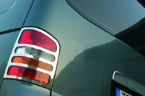Volkswagen T5 Multivan 2003–2010 гг. Хромированные Накладки на Задние Фонари (2 шт., Нержавейка) 2 двери, OmsaLine - Итальянская нержавейка фото 6
