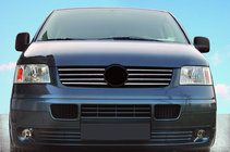 Volkswagen T5 Transporter 2003-2010 гг. Хромированные накладки на кант решетки (8 шт, нержавейка) фото 1
