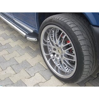 Боковые Подножки KB002 d60мм (2 шт., нержавейка) Volkswagen T4 Caravelle/Multivan 1990–2003 гг. фото 4