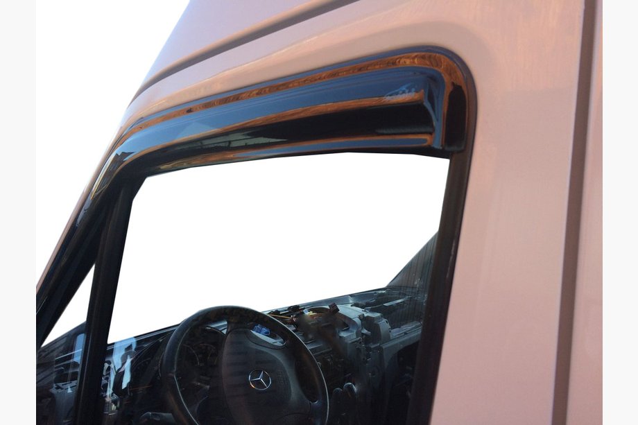 Fiat Ducato 2006-2025 гг. Ветровики на окна (2 шт, UA) Image