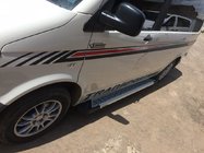 Volkswagen T5 Multivan 2003–2010 гг. Боковые Подножки Line-тип (2 шт., алюминий) Короткая База фото 1