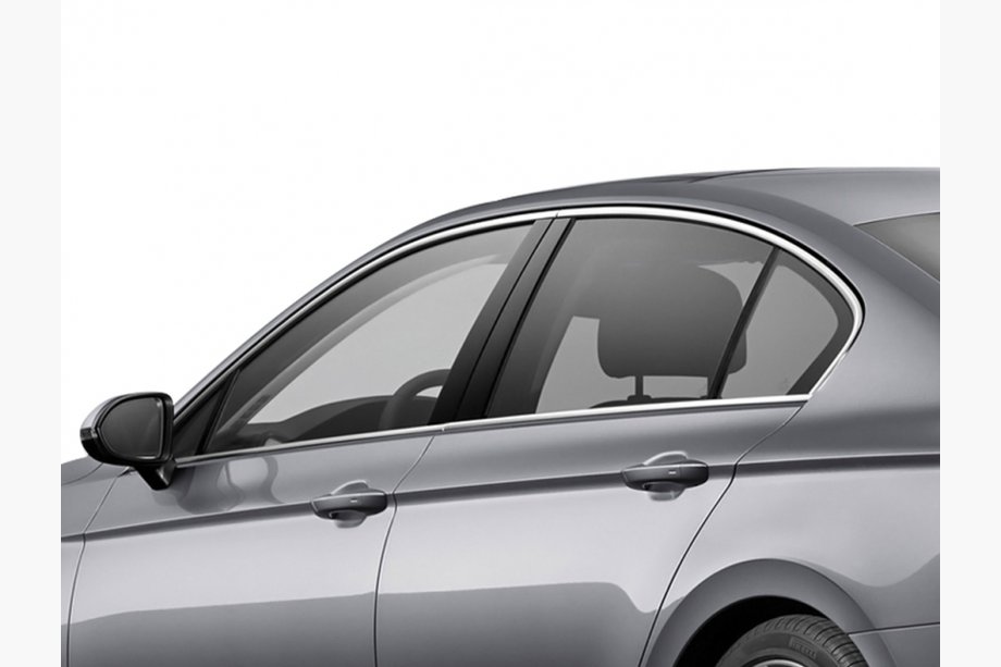 Volkswagen Passat B8 2015-2023 гг. Полный комплект хромированных окантовок окон SD (2019+, нержавейка) Image