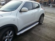 Nissan Juke 2010-2019 гг. Боковые пороги WhiteLine (2 шт., алюминий) фото 1