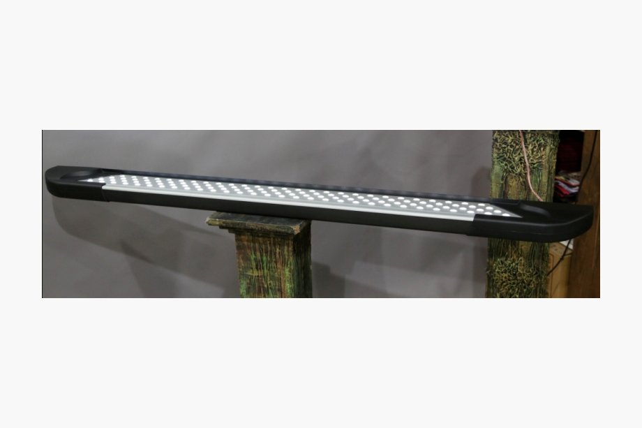 Audi Q3 2011-2019 гг. Боковые Подножки Allmond LED (2 шт., Алюминий) Image